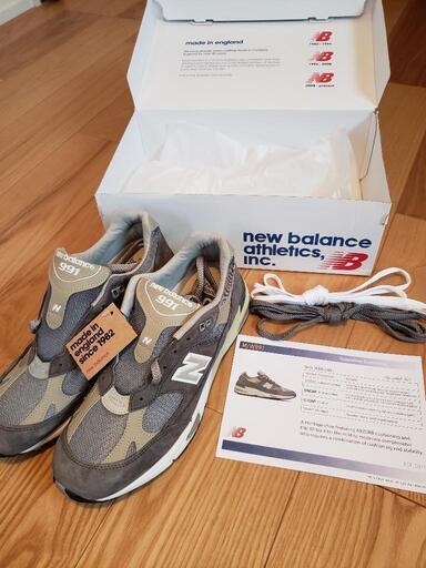 【新品】New Balance M991 UKF Gray UK10