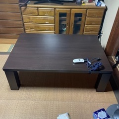 ニトリ　家具調コタツテーブル　