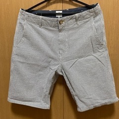 メンズ　ハーフパンツ　半ズボン　短パン　夏　ストライプ