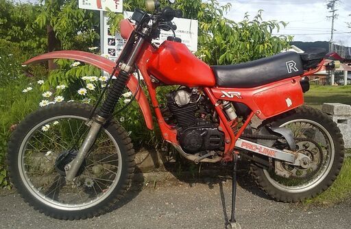 ホンダ　ＸＲ２００Ｒ　正規軽二輪書類付き　納屋物蔵出し　軽メンテ済み実動車両　激レアマニアック・エンデューロレーサー