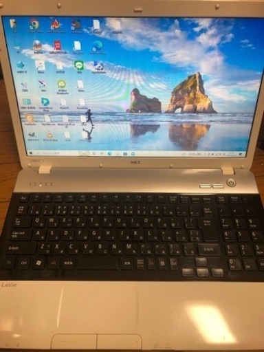 NEC ノートパソコン　PC-LS550ES corei7 2世代　4コア8スレッド　480 SSD新品　メモリー8GB ツートンカラー　ブルーレイドライブ搭載