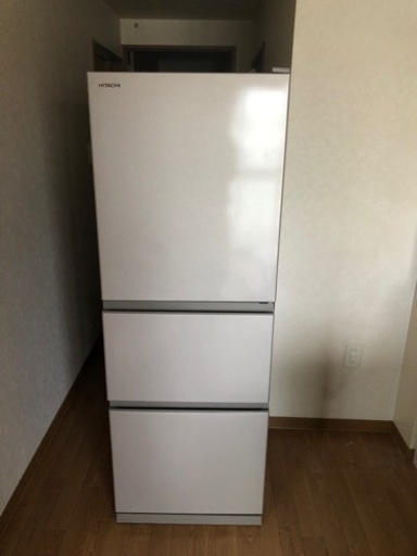 美品 HITACHI 日立 ノンフロン冷凍冷蔵庫R-27KV 265L 3ドア 2019年製