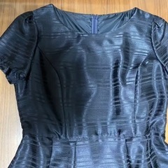 ひざ丈ワンピース　半袖ネイビー13AR  処分価格‼︎の画像