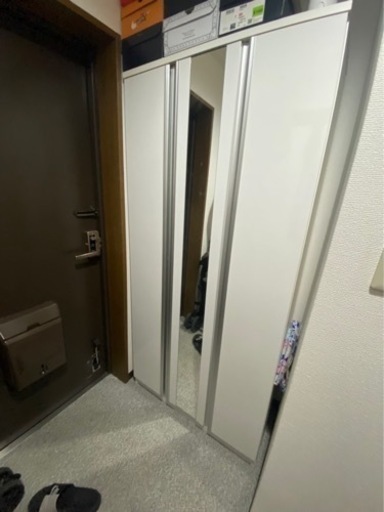 9月末まで　靴箱