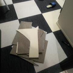 タイルカーペット　30cm 30cm 9枚　端材の画像