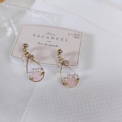 「新品・未使用品」フープ・イヤリングの画像