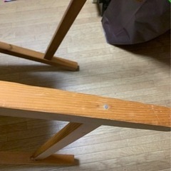 IKEA ダイニングテーブル　イス4脚付きの画像
