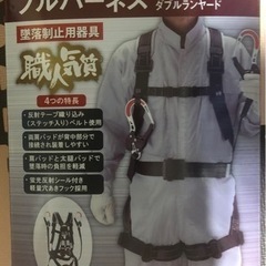 フルハーネス巻取式ダブルランヤード