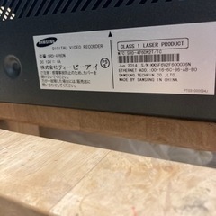 最後の1台！2014年製防犯カメラレコーダーSAMSUNGSRD-476DNの画像
