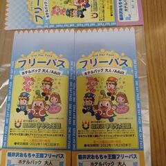 おもちゃ王国　大人2枚子供1枚　フリーパスの画像