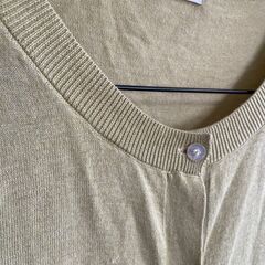 【32】URBAN RESEARCH　カーディガン　フリーサイズ　マスタードカラーの画像