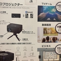 プロジェクター　DVDプレーヤー付の画像