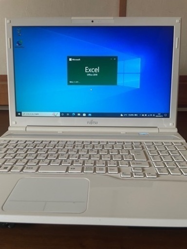 富士通 LIFEBOOK AH45/K  美品 人気のホワイトMicrosoft Office2019