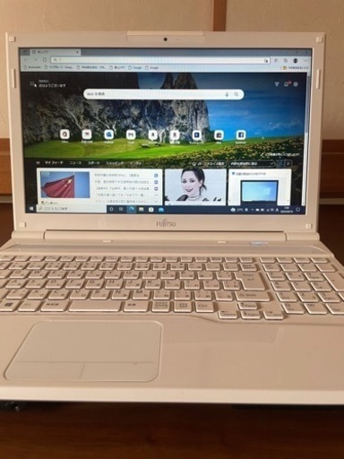 富士通 LIFEBOOK AH45/K  美品 人気のホワイトMicrosoft Office2019