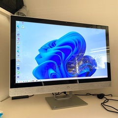 一体型PC HP Pavilion 27-r079jp 27インチqhd タッチパネル美品