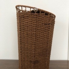 ラタン調ゴミ箱★無料の画像