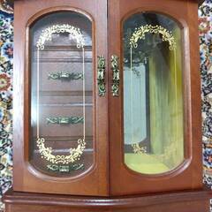 木製 ジュエリーボックス オルゴール付 木の宝石箱 工芸品 アクセサリーケース の画像
