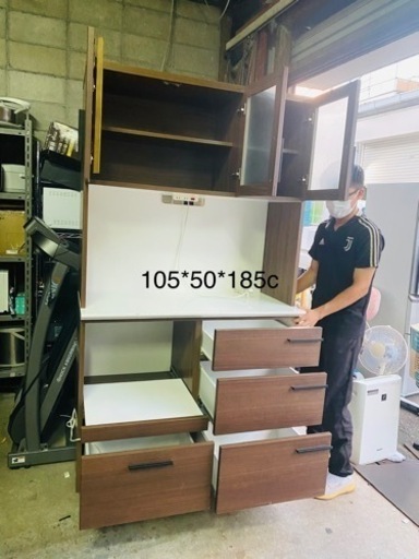 食器棚 キッチンボード110 レンジ台 