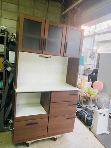 食器棚 キッチンボード110 レンジ台 