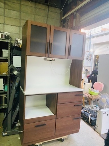 食器棚 キッチンボード110 レンジ台 