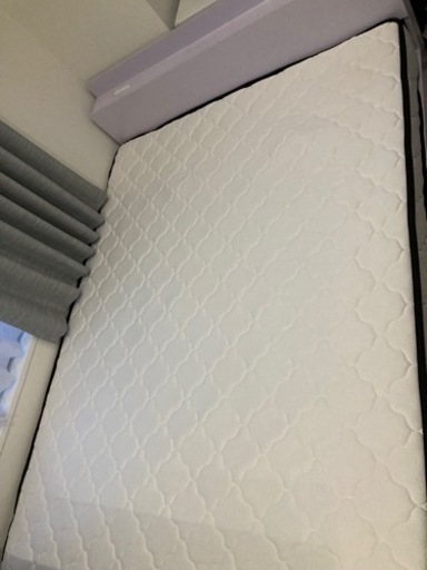 【フレーム・マットレスセット】ダブルベッド 収納付 差し上げます