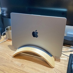 タブレット・ノートスタンド　木製の画像