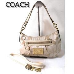 COACH シグネチャー　2way ハンドバッグ　ショルダーバッグ