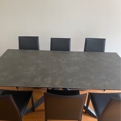 かねたや家具オリジナル　セラミックダイニングテーブルの画像