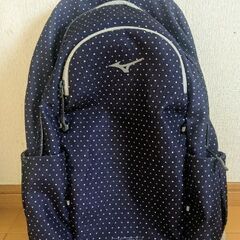 ミズノ☆リュック☆水玉☆通学☆美品