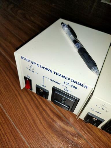 100V-220V変換器トランス 500W200W100W 三台セット