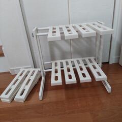 最終値下げ！美品！アレンジ可能！キッチン下収納ラック　洗面台下収...
