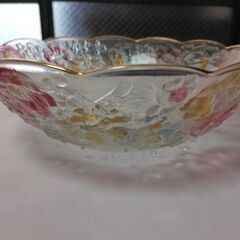 #クリスタルボール#金縁・#花柄・#美麗　【新品】の画像