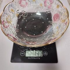 #クリスタルボール#金縁・#花柄・#美麗　【新品】の画像