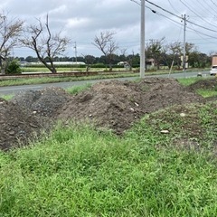 埋め立て用残土、土、庭土、差し上げます。