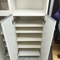 新入荷！！　シューズBOX下駄箱　ハイタイプ収納　幅(W)740mm × 奥行(D)350mm × 高さ(H)1845mmの画像