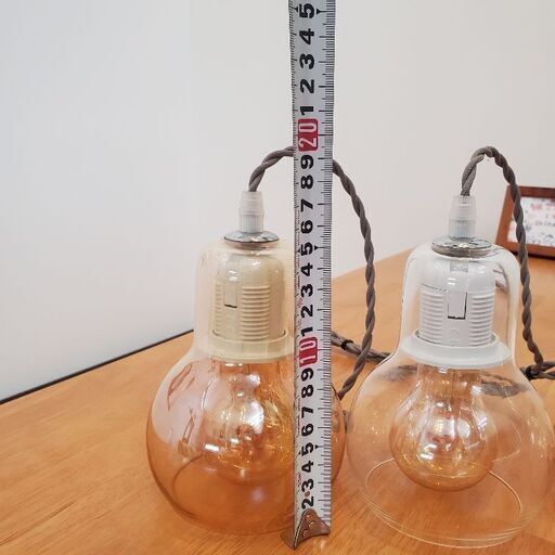 インテリア照明LEDライト付き3点セット名護受渡