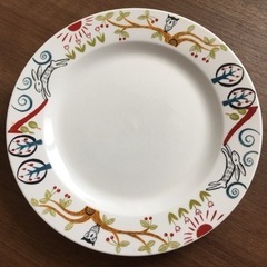 【むじんはんばい】ウサギとフクロウのお皿