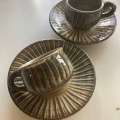 コーヒーカップセット★重厚感あり