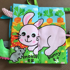 jollybaby 英語と中国語の布絵本  美品の画像