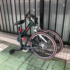 折りたたみ自転車?7段、軽量アルミフレーム✨ブリヂストン「TRANSIT-7