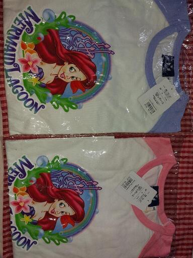 [東京ディズニーリゾート正規品]アリエルTシャツ２枚セット