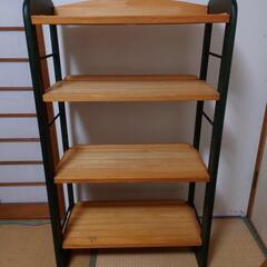 木製　本棚　棚　の画像