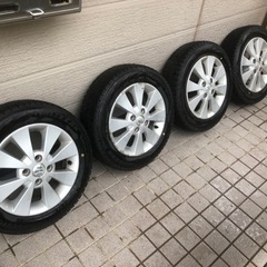 【155/65R14 75Q】ブリヂストン ブリザック VRX2 スタッドレスタイヤ(ホイール付)4本セット | 14インチ の画像