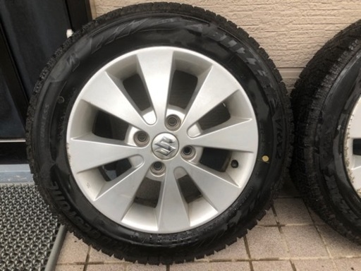 【155/65R14 75Q】ブリヂストン ブリザック VRX2 スタッドレスタイヤ(ホイール付)4本セット | 14インチ