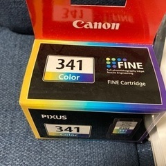 ★無料★Canonカートリッジ341、PIXUS純正プレミアム用紙、A4普通紙FujiFilm画彩の画像