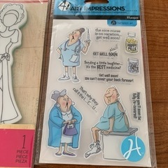 Prima Marketing☆クリングスタンプ☆クリアスタンプの画像