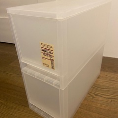 無印良品追加用ストッカー二個
