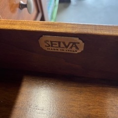 人気のアンティーク家具!! イタリア製 SELVA セルバ ライティングデスク ロールトップ 鍵付きの画像