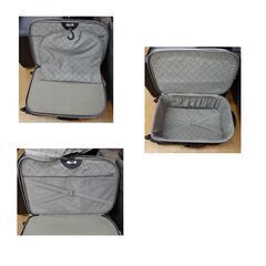 キャリーケース スーツケース GIANNI VALENTINO.EVA トロリーケース 4輪キャスター ブラック 高さ65㎝ 西岡店の画像