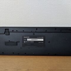 Elecom エレコム ワイヤレスキーボード　（無線）黒の画像